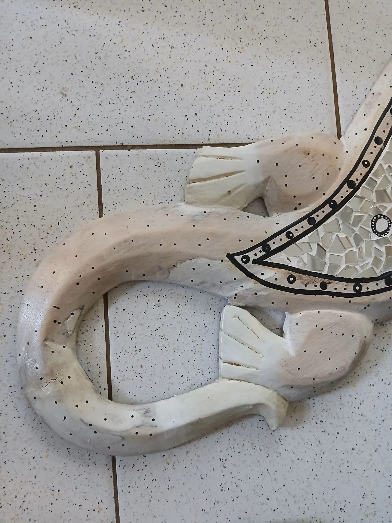 Mooi Witte Salamander Bali Deco-stijl – photo 4